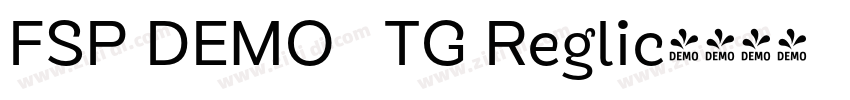 FSP DEMO   TG Reglic字体转换
